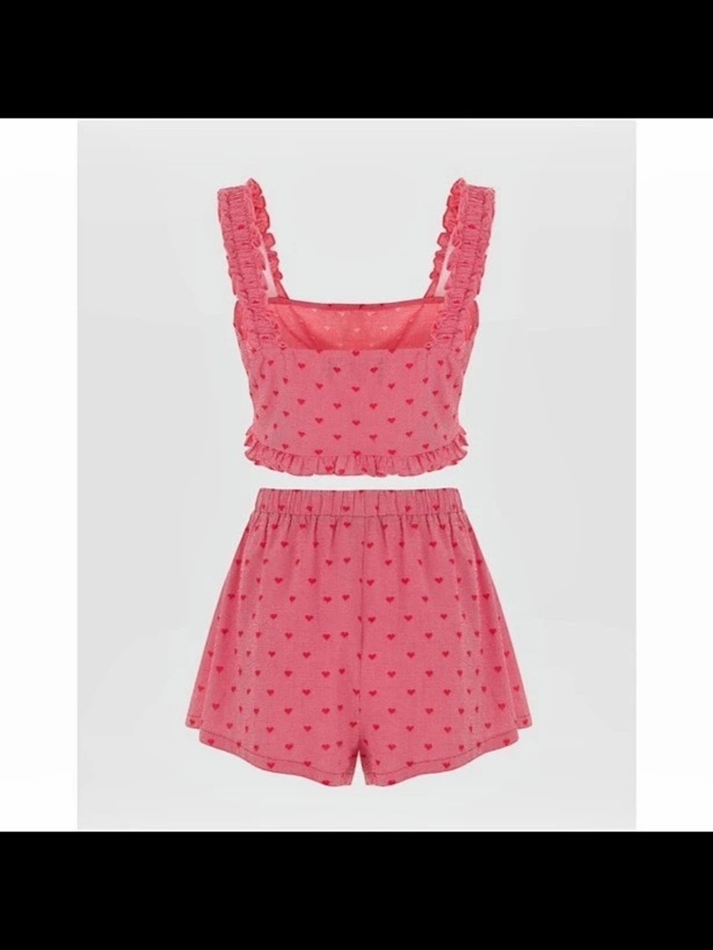 Pink Polka Dot Two-Piece Set Like New